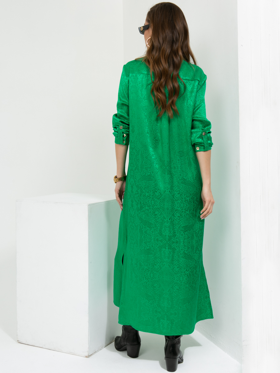 Платье A461 цвет: ярко-зеленый