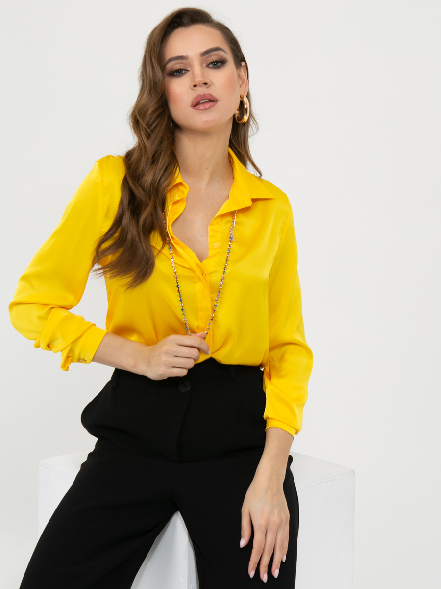 Блузка V362 цвет: желтый