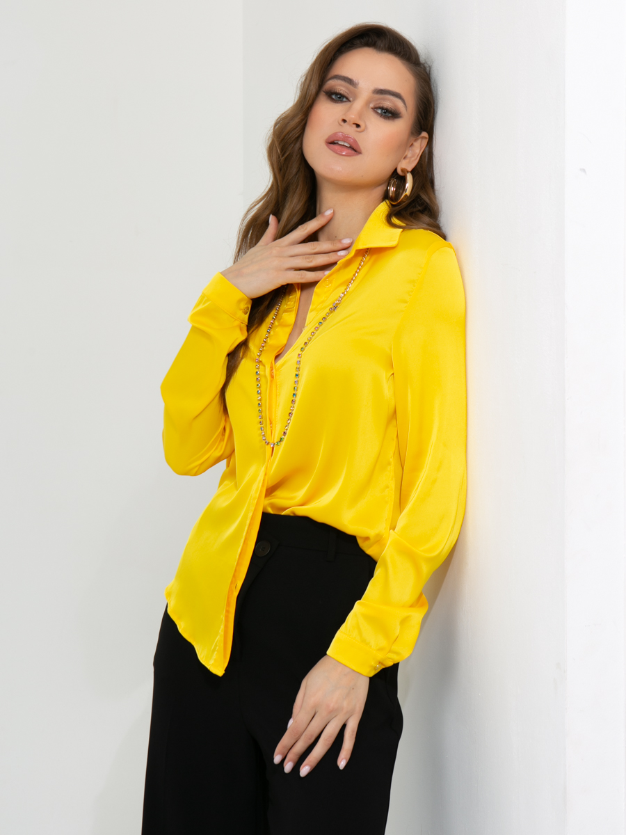 Блузка V362 цвет: желтый