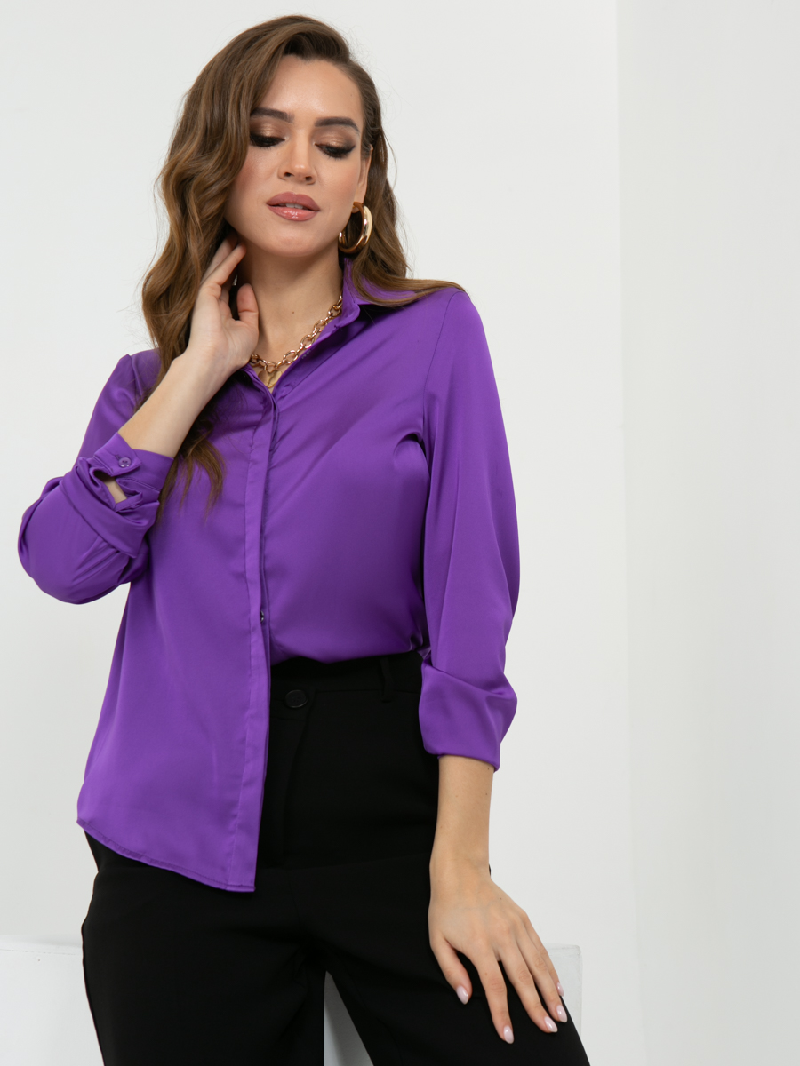 Блузка V362 цвет: фиолетовый