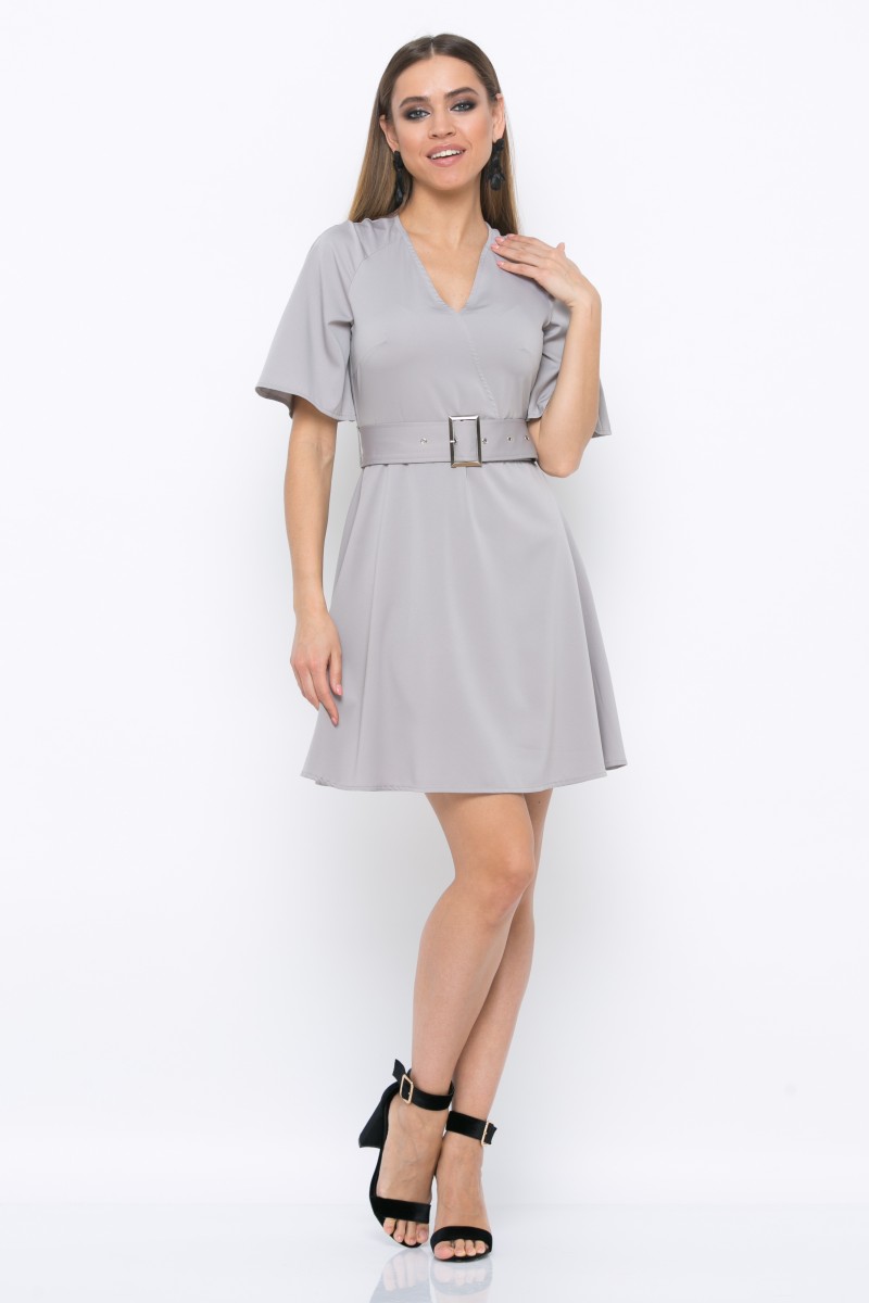 Платье V215 цвет св.серый