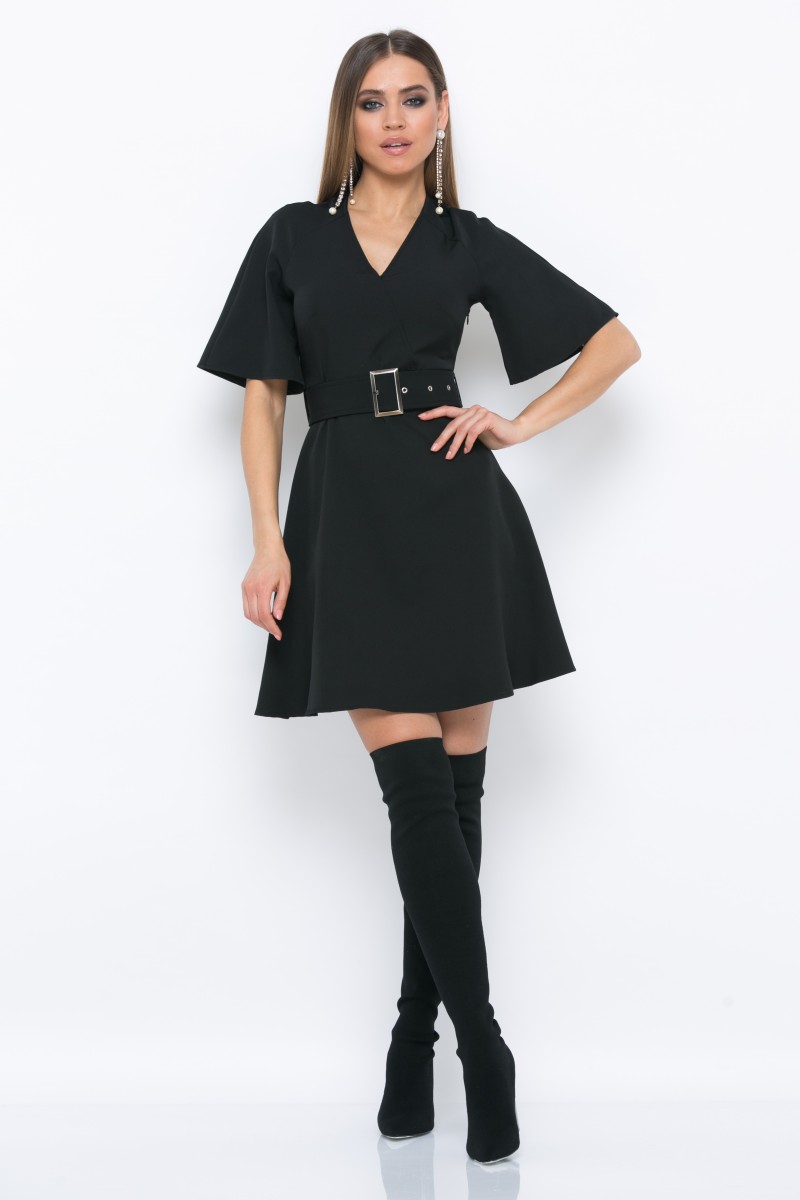 Платье V215 цвет черный