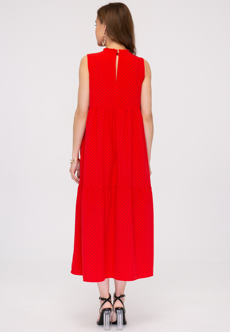 Платье L389 цвет красный