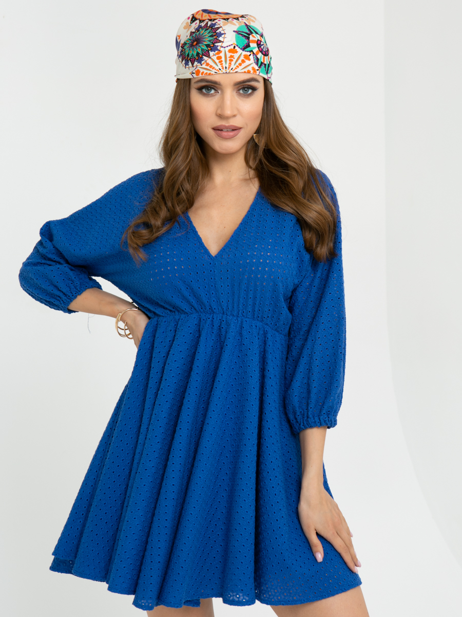 Платье L455 цвет: синий