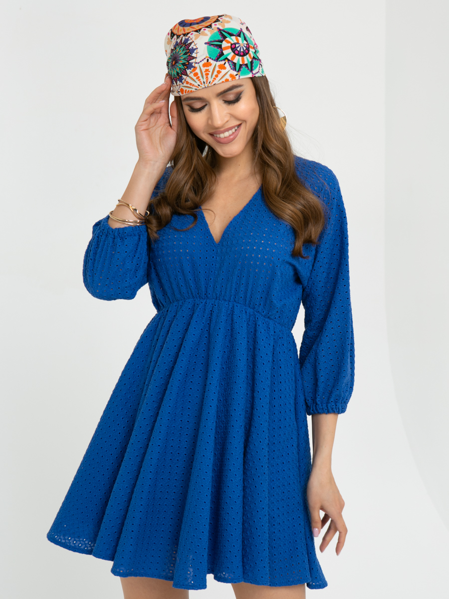 Платье L455 цвет: синий