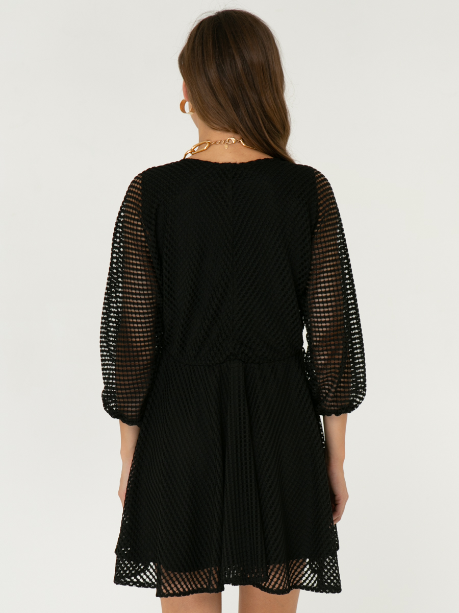 Платье Z468 цвет: черный