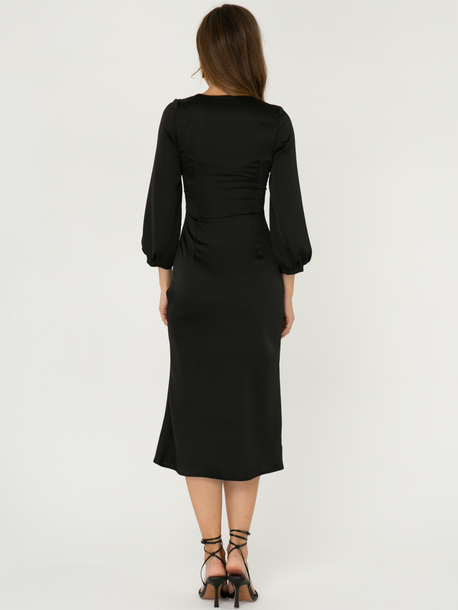 Платье Z482 цвет: черный