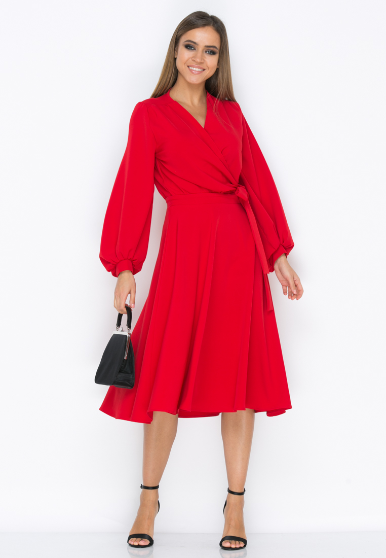 Платье Z195 цвет красный