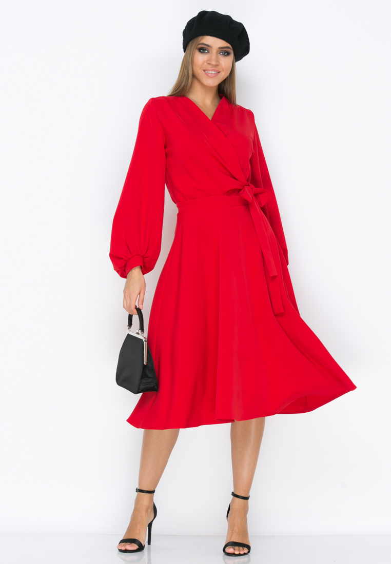 Платье Z195 цвет красный